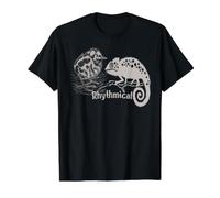 Chameleon and Bird Value Graphic T-Shirt, Men, Black, S