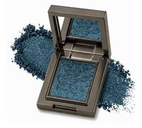 Chameleon Blue Metallic Glitter Eyeshadow, Holographic Shimmer Eyeshadow, Highly Pigmented Eye Make Up for Women, Long-Lasting & Single Sparkling Shadow with Soft Sparkling Finish