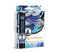 Chameleon Blue Tones Color Tops - Pack of 5