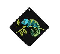 Chameleon Cute Funny Car Air Fresheners Long Lasting Scent Automotive Hanging Scented Cards Tablets