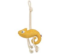 Chameleon dog toy leather rope Trixie