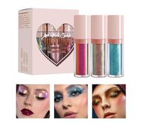 Chameleon Eye Shadow | 3X Intense Color Shifting Eyeshadows - Long Lasting Highly Pigment Glitter Eyeshadows Makeup For Halloween Party