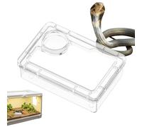 Chameleon Feeder - Anti Escape Tortoise Water Dish | Reptile Amphibian Feeding Bowl - Terrarium Habitat Feeder For Gecko Lizard Frog Tortoise Leopard Iguana Snake Cage Tank Enclosure