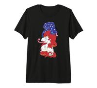 Chameleon for The Fourth of July USA Flag Chameleon Pile Premium T-Shirt