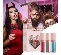 Chameleon Glitter Eyeshadow,3X Glitter Multichrome Eyeshadows Makeup - All Day Wear DrySmooth Shimmer Eyeshadows For Lips