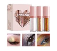 Chameleon Glitter Eyeshadow - 3X Multichrome Eyeshadows, Color Shifting Eyeshadow Glitter | All Day Wear Quicky DrySmooth Shimmer Eyeshadows For Lips