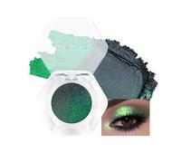 Chameleon Glitter Eyeshadow, Green Indigo Multichrome Colour Shifting Metallic Eyeshadow, Intense Shine and Long Hold, Fine Texture, Highly Pigmented Holographic Glitter Eyeshadow Make-Up, 12