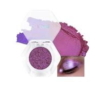 Chameleon Glitter Eyeshadow, Purple Red Multichrome Colour Shifting Metallic Effect Eyeshadow, Intense Shine & Long Hold, Fine Texture, Highly Pigmented Holographic Glitter Eyeshadow Make-Up, 04