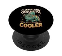 Chameleon Grandpa Like A Normal Grandpa But Cooler PopSockets Adhesive PopGrip