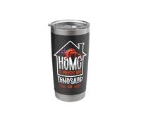 Chameleon Home is Where My Dinosaur is Stainless Steel Insulated Tumbler