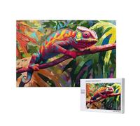 Chameleon Jigsaw Puzzles for Adults 5000, Animal Puzzles for Adults Wooden, Funny/Difficult/Impossible/Challenging Decompression Games, As a Birthday for Women and Men M-476