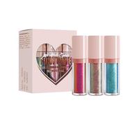 Chameleon Liquid Eyeshadow Set - Liquid Chameleon Eyeshadow | Color Shifting Eyeshadow | 3X Multi-Dimensional Intense Color Eye Looks - Long Lasting Highly Pigment Eyeshadows For Eyes, Lips, Body