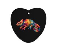 Chameleon Lizard Animals Car Air Freshener Decorative Hanging Aromatherapy Tablets for Car Trucks Love form