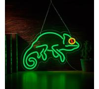 Chameleon Lizard Neon Sign for Wall Décor with Dimmable Lizard LED Neon Signs Light