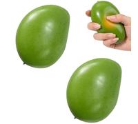 Chameleon Mango Crunch - Chameleon Mango Crunch Stress Ball Mangoo Squishy, Cute Temperature Reactive Green to Yellow Sensory Fidget Squeeze Toy for Adults (2PCS)