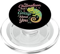 Chameleon My Chameleon And I Gossip About You PopSockets PopGrip for MagSafe