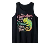 Chameleon My Chameleon and I Gossip About You Tank Top