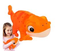 Chameleon Plush Toy - Realistic Lizard Doll, Comfortable Cartoon Companion with Vibrant Green Scales, Soft 11.8 Inch Reptile, Ideal for Workplace Desk and Home