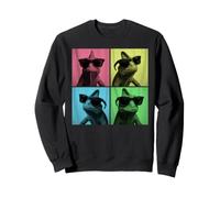 Chameleon Pop Art Funny Lizard Lover Photo Booth Sweatshirt