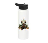 Chameleon Realistic Reptiles Adaptability Exotic pet Nature Stainless Steel Insulated Water Bottle
