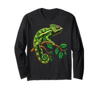 Chameleon Reptiles Iguana Lizard Lover Wild Cute Chameleons Long Sleeve T-Shirt