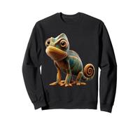 Chameleon Reptiles Iguana Lizard Lover Wild Cute Chameleons Sweatshirt