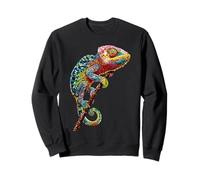 Chameleon Reptiles Iguana Lizard Lover Wild Cute Chameleons Sweatshirt