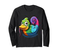 Chameleon Rubber Duck Long Sleeve T-Shirt