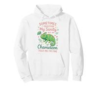 Chameleon Sometimes I Question My Sanity But My Chameleon Pullover Hoodie