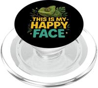 Chameleon This Is My Happy Face PopSockets PopGrip for MagSafe