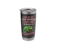 Chameleon This is My Tiny Human Costume I'm Really A Stainless Steel Insulated Tumbler