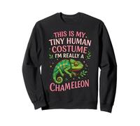 Chameleon This Is My Tiny Human Costume I'm Really A Sweatshirt