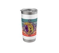 Chameleon Tribal Reptile Lizard Zoo Keeper pantherchameleon Stainless Steel Insulated Tumbler