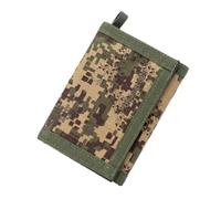 Chameleon Trifold Mens Nylon Wallet-Military Tactical Men Wallets- ID Card Holder - Canvas Thin Front Pocket Travel Wallet-Coin Zipper Pocket, WoodLand, One Size, Trifold Wallet