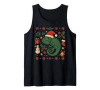 Chameleon Ugly Christmas Sweater Tank Top
