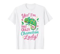 Chameleon Yes! I'm That Crazy Chameleon Lady! T-Shirt