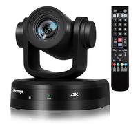 Chameye 4K PTZ Camera, 20x Optical Zoom AI-Auto Tracking 4K Conference Camera with HDMI, LAN(PoE), USB 3.0, TF Card Recording for Church Video Conferencing, Meeting Room, YouTube OBS Streaming, CH420