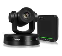 Chameye All-in-One 4K Video Conference Room Camera System, 10x Optical Zoom with AI Tracking PoE PTZ Camera & Bluetooth Microphone Bundle, for Zoom/Teams/Webex Meetings,CB101