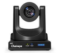 Chameye NDI PTZ Camera 30x Optical Zoom AI Auto Tracking with LCD Display, NDI 3G-SDI IP 1080P 60fps PoE Live Streaming HDMI PTZ Camera for Church Worship Education Events, C730N