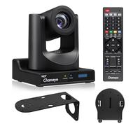 Chameye NDI PTZ Camera 30x Optical Zoom AI Auto Tracking with LCD Display, NDI 3G-SDI IP 1080P 60fps PoE Live Streaming HDMI PTZ Camera for Church Worship Education Events, C730N