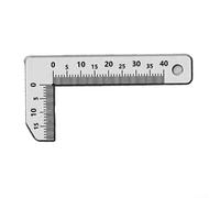 chamfer caliper gauge made from stainless steel for angle measuring tasks in engineering, carpentry, and DIY projects (90°medium)