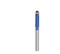 Chamfer Router Bit 6mm x 1/4in x 20mm Carbide Woodworking Edge | Top bearing guide for consistent alignment; 6mm x 1/4in x 20mm dimensions; carbide construction with anti-friction coating