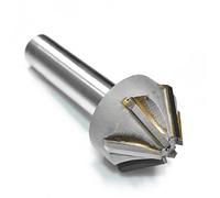 Chamfer with Brazing Carbide 16-40mm 60/90 Degrees Chamfering Metal Tools 1Pcs (Color : 20x90deg x6Fx12mm)