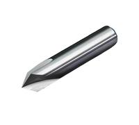 Chamfered Milling Cutter Alloy Coating Tungsten Steel Tool By Aluminum CNC Maching 3Flute Spot Drills Tools Mill Chuck Holder(Steel 8.0x60L60 Angle)