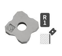 Chamfering Hand Plane, Aluminum Alloy Woodworking Edge Trimmer with R1 Blade for Furniture Cabinet PVC Deburring, Portable Manual Router Tool Black Red