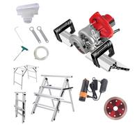 Chamfering Machine Stand - Foldable Support Bracket for Marble Cutting and Professional Tiling - High Precision Support for Construction and Renovation