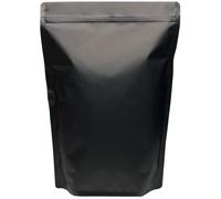 Chamigon 50 Pack 1 Gallon Matte Black Stand Up Food Storage Bags - 5 Mil 10x14 Inches Resealable Food Storage Zipper Pouch Bag, Large Heat Sealable Plastic Foil Packaging Pouches