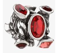 Chamilia Sterling Silver Marquis Red Crystal Bead JC-2F