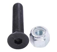 Chamixx Chipper Knife Blade Bolt with Locknut 900-4900-53 900-4900-27 Compatible with Bandit Brush Chippers Non-XP Models 100 150 200 250 with 1/2 x 2.5''