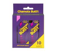 Chamois Butt'r Unisex's 9ML Sachet : 10 Pack Cycling Anti-Chafe, Cream/Green, 10PACK9MLHCB